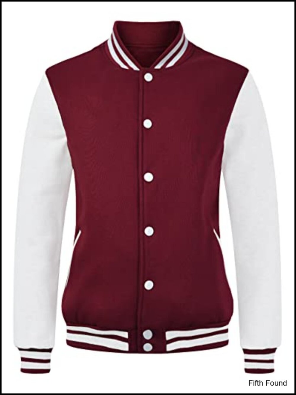 Women Lightweight Varsity Jacket Fleece Coat Button Down Long Sleeve Casual